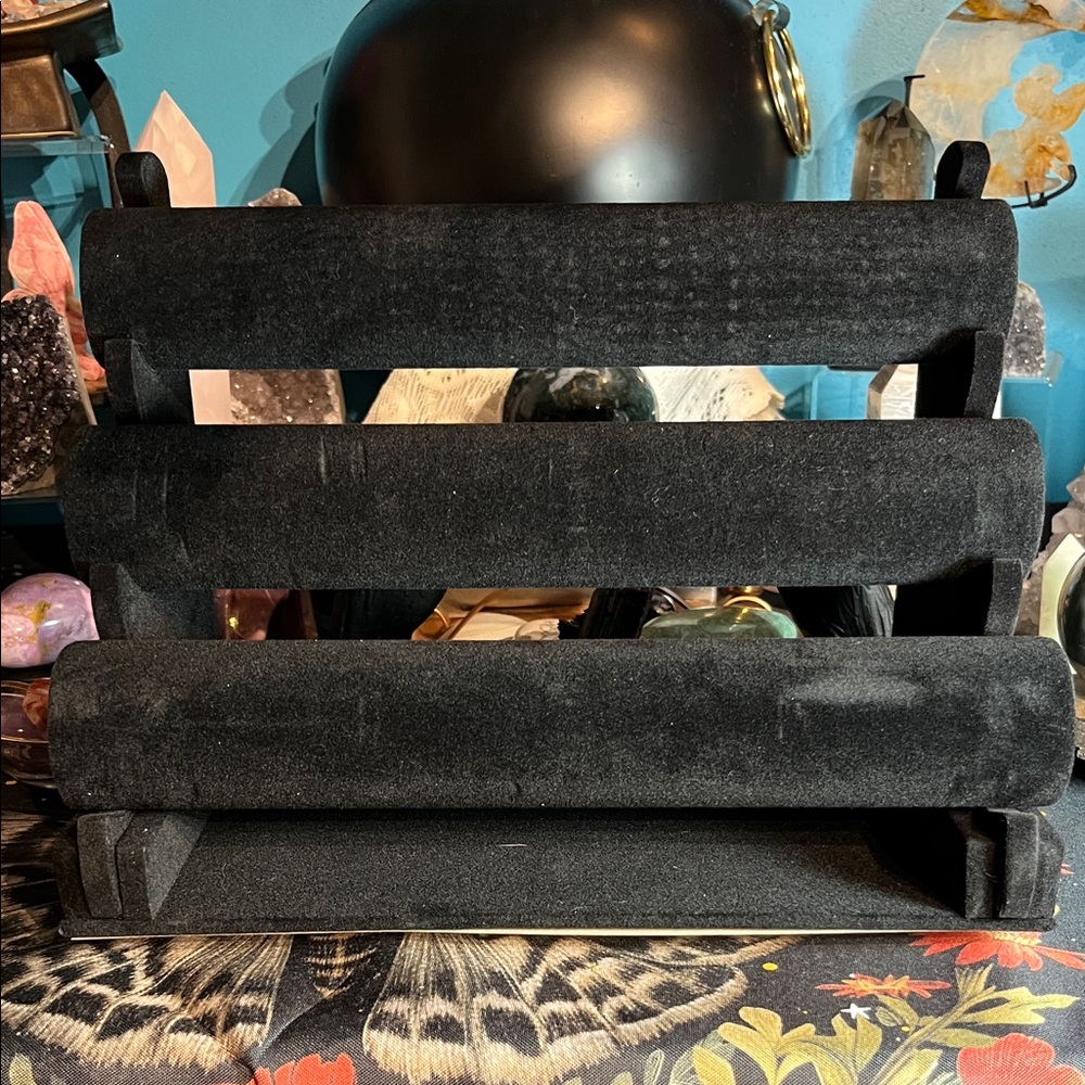 Three layer bracelet rack